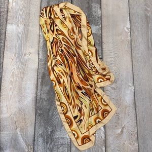 Vintage Italian silk scarf